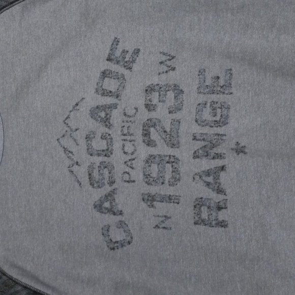 Mossimo Gray, Black and Blue, Long Sleeve  Crew Neck Shirt - Picture 11 of 11